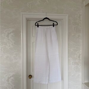 Elegant White Women's Pants